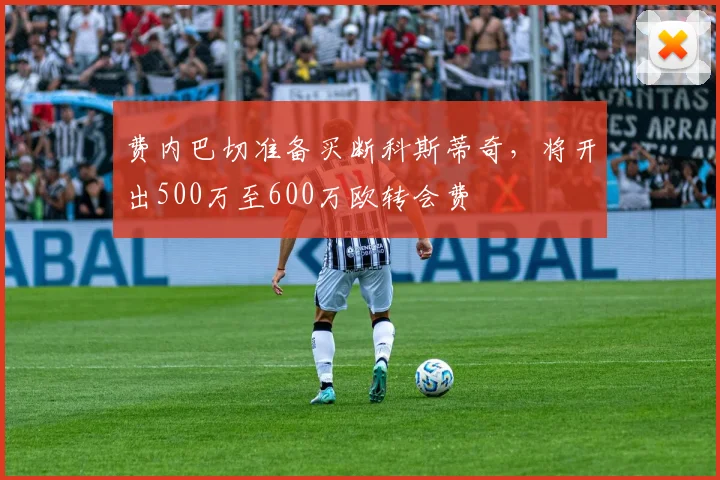 费内巴切准备买断科斯蒂奇，将开出500万至600万欧转会费